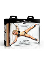 Master Series All Access Bed Restraint Kit - Black