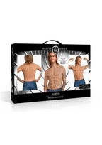 Master Series Ripped Silicone Male Chest Shirt - Vanilla - Small