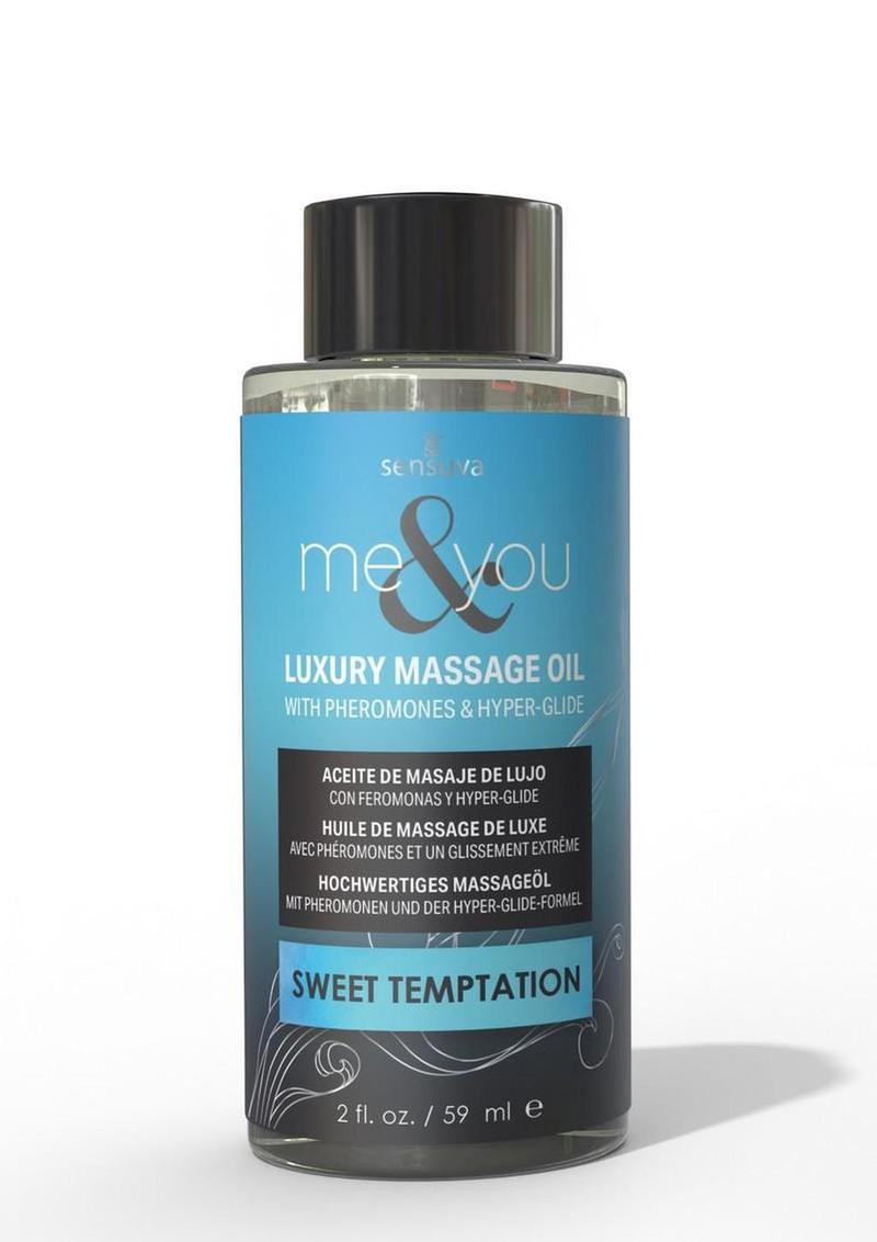 Me and You Pheromone Infused Luxury Massage Oil Sweet Temptation - 2oz