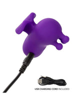 Neon Vibes The Triple Tease Rechargeable Silicone Vibrator
