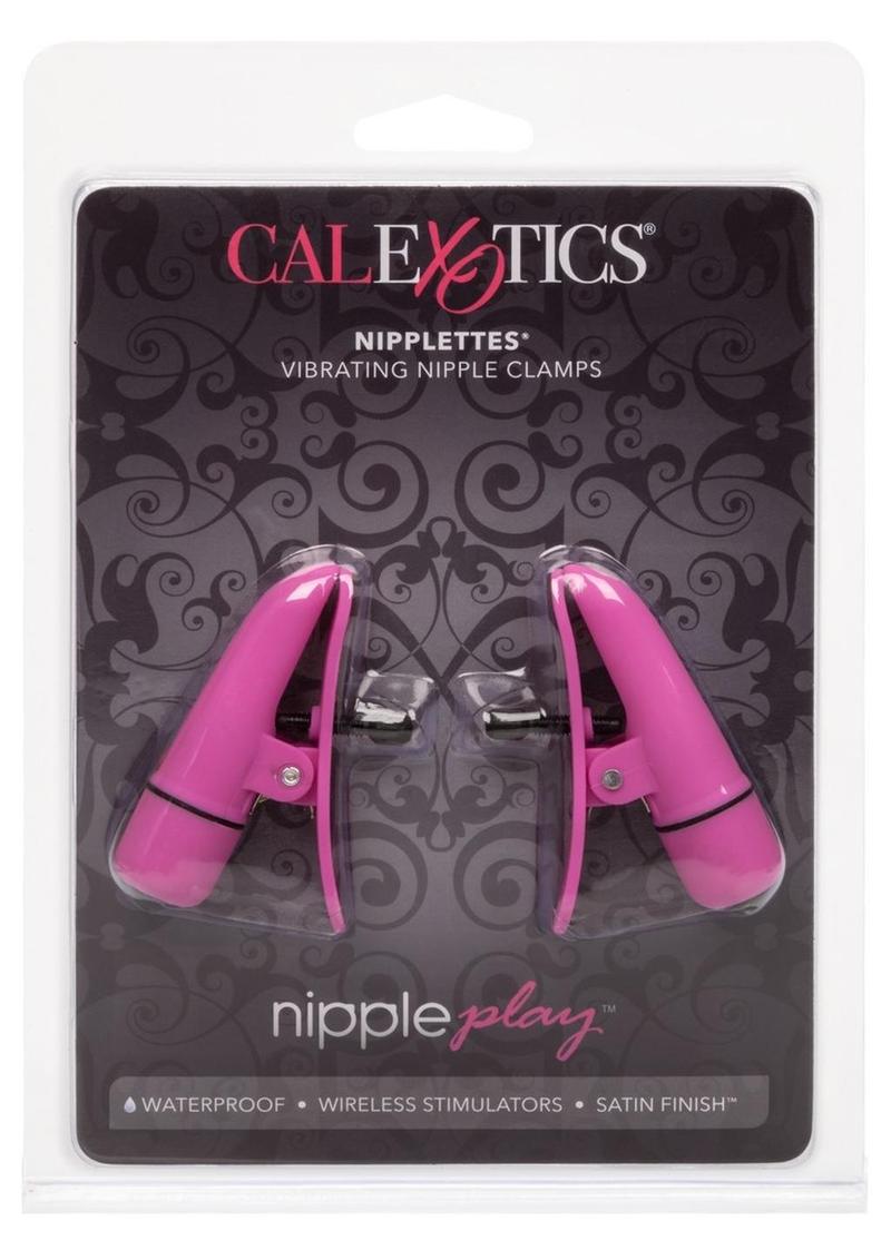 Nipple Play Nipplettes Vibrating Nipple Clamps - True Pleasures
