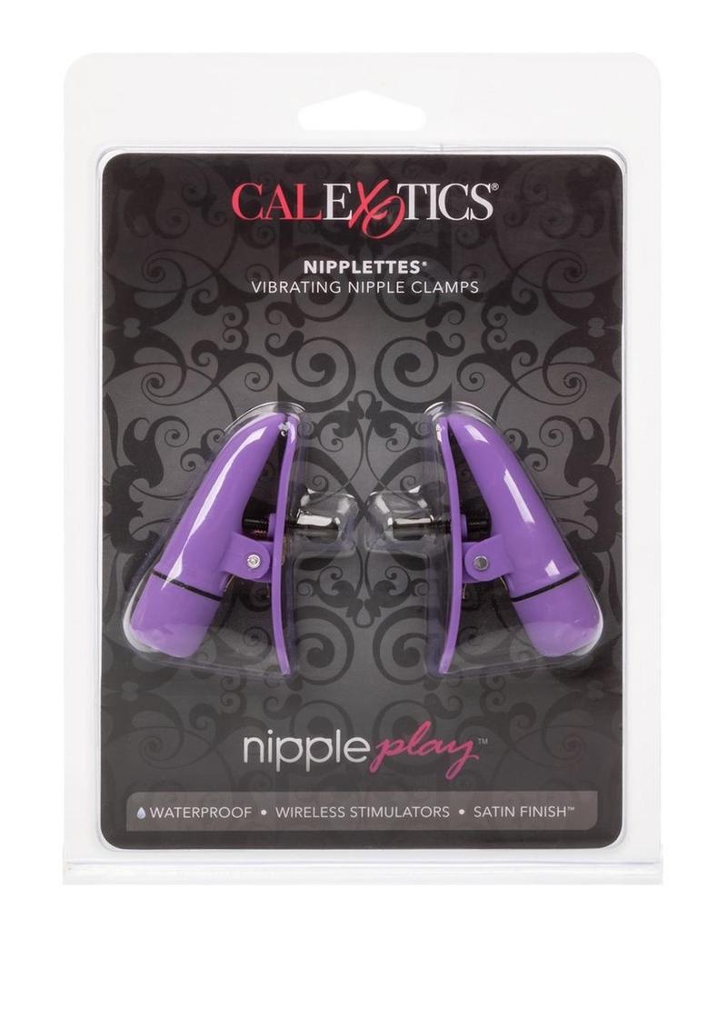 Nipple Play Nipplettes Vibrating Nipple Clamps - True Pleasures