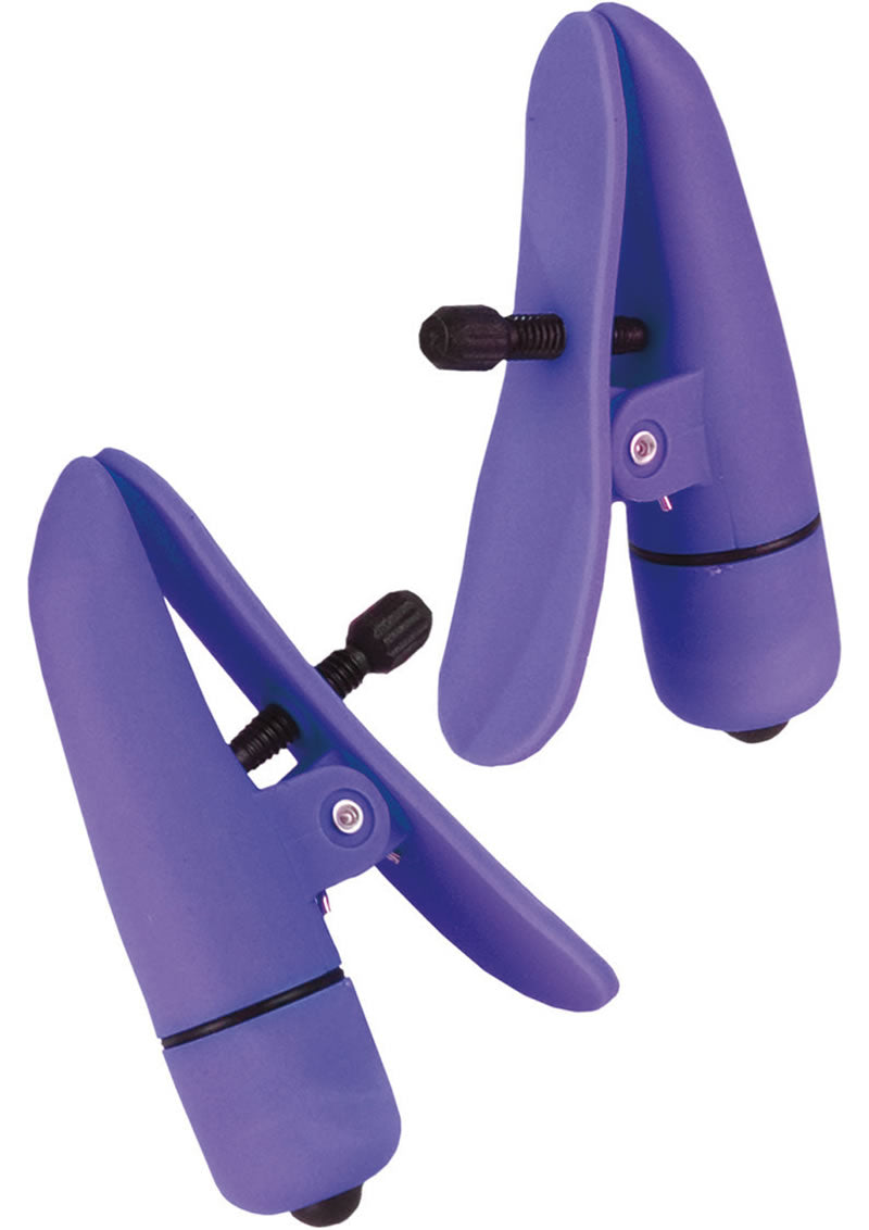 Nipple Play Nipplettes Vibrating Nipple Clamps - True Pleasures