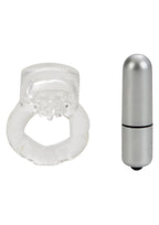 Nubby Lover's Delight Vibrating Cock Ring Cock Ring with Clitoral Stimulation - True Pleasures
