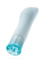 Oh My Gem Ardor Rechargeable Silicone Vibrator - Aquamarine - True Pleasures