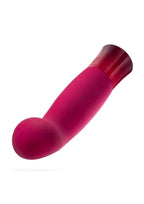 Oh My Gem Classy Rechargeable Silicone Vibrator - Garnet - True Pleasures