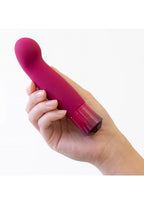 Oh My Gem Classy Rechargeable Silicone Vibrator - Garnet - True Pleasures
