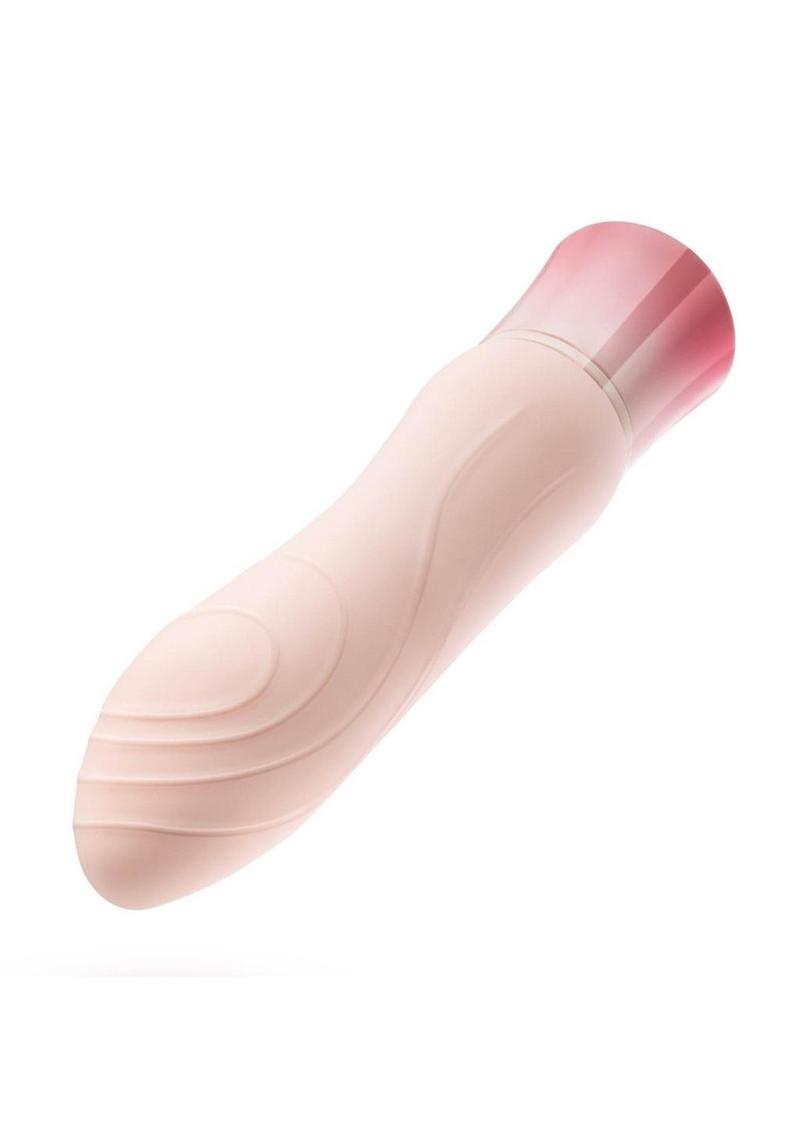 Oh My Gem Elegant Rechargeable Silicone Vibrator - Morganite - True Pleasures