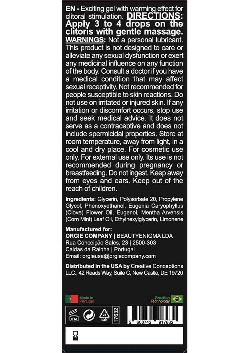 Orgie Orgasm Drops - Clitoral Arousal Serum