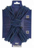 Ouch Bondage Rope 10 Meter Nylon - Blue/Navy Blue