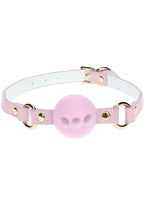 Ouch! Paris Collection Silicone Ball Gag - Pink