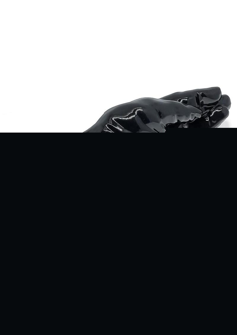 Oxballs Hand-Job Vibrating Cock Sheath - Night Edition - Black