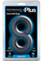 Performance Plus Launch Silicone Cock and Ball Strap - Black