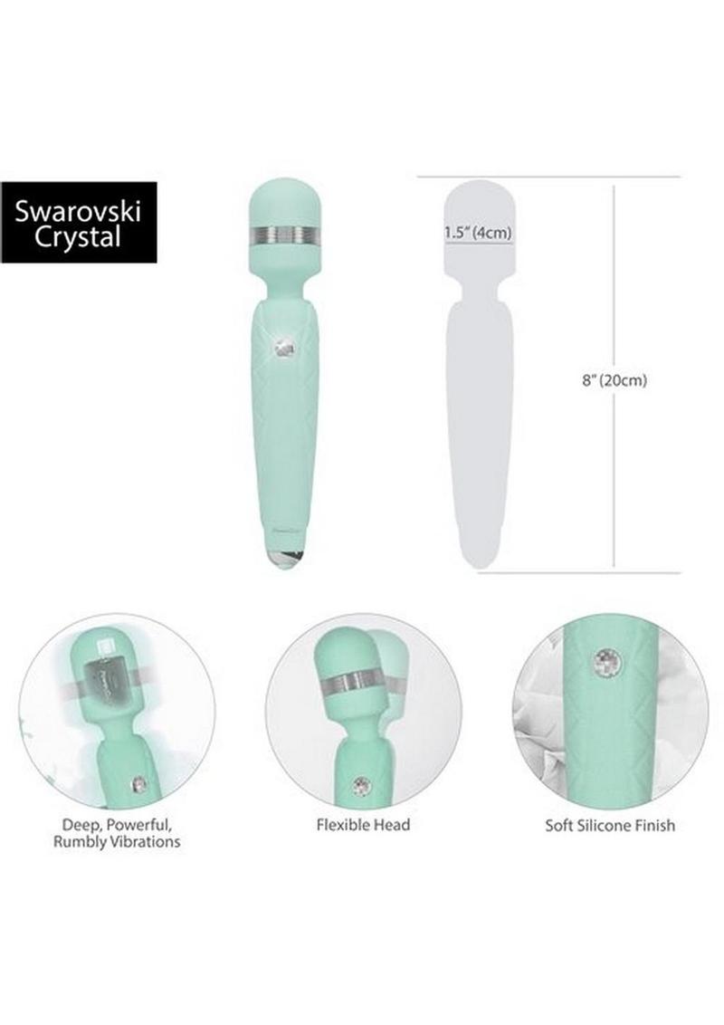 Pillow Talk Wand Massager - Cheeky Silicone Rechargeable Pleasure Device