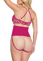 Pink Pussycat Teddy - Pink/Rose Gold - Medium