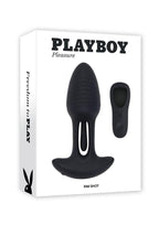 Playboy Rim Shot Rechargeable Silicone Anal Plug - Black