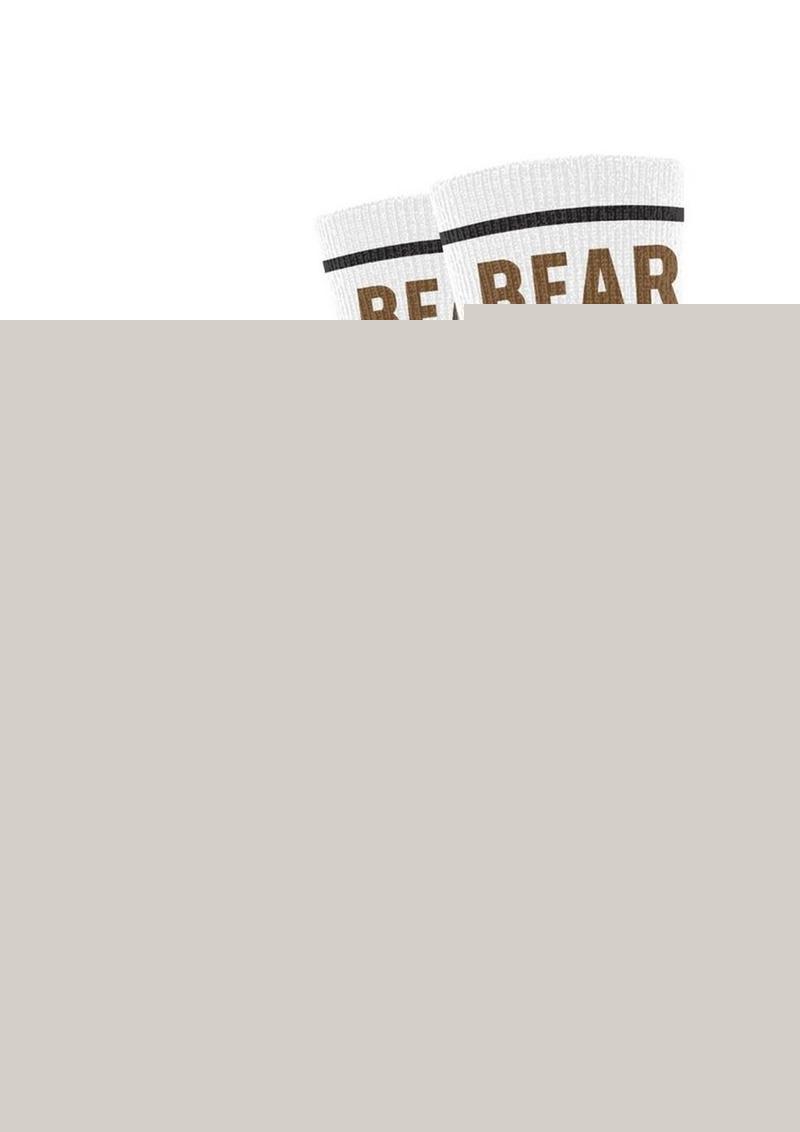Prowler Red Bear Socks - Brown/White