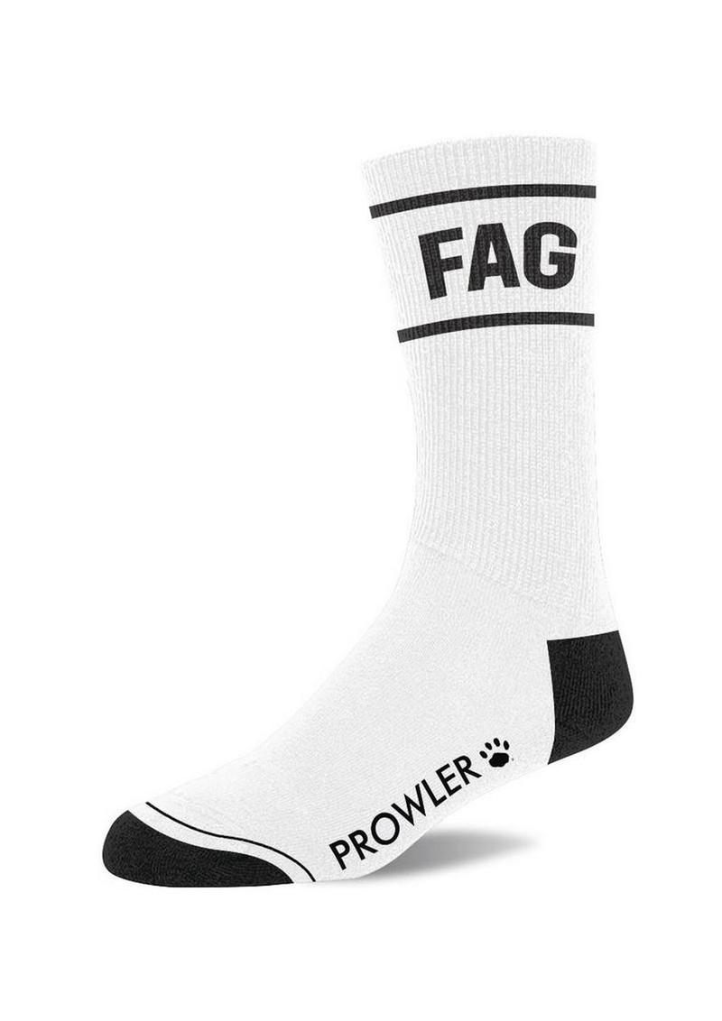 Prowler Red Fag Socks - Black/White