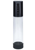 Pumped Hyperpump 3 Function Automatic Rechargeable Penis Pump - Grey/Gun Metal
