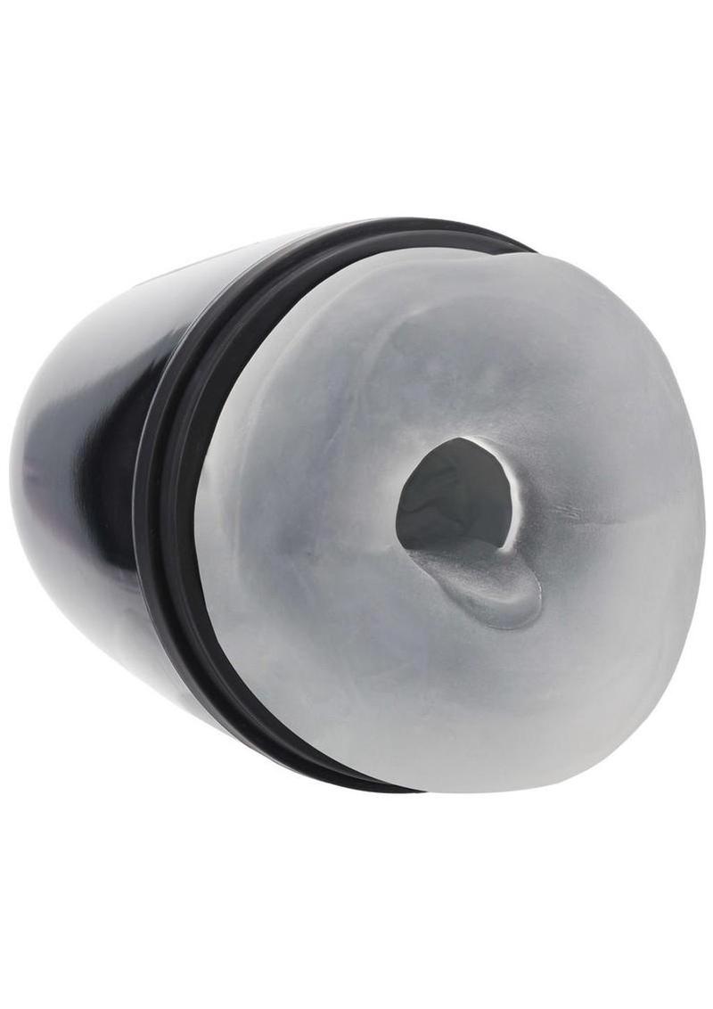 Pumped Vibrobator Pressure Suction 9 Function Vibrating Rechargeable Masturbator