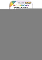 Rainbow Sweet and Sour Jumbo Gummy Pecker - Multicolor