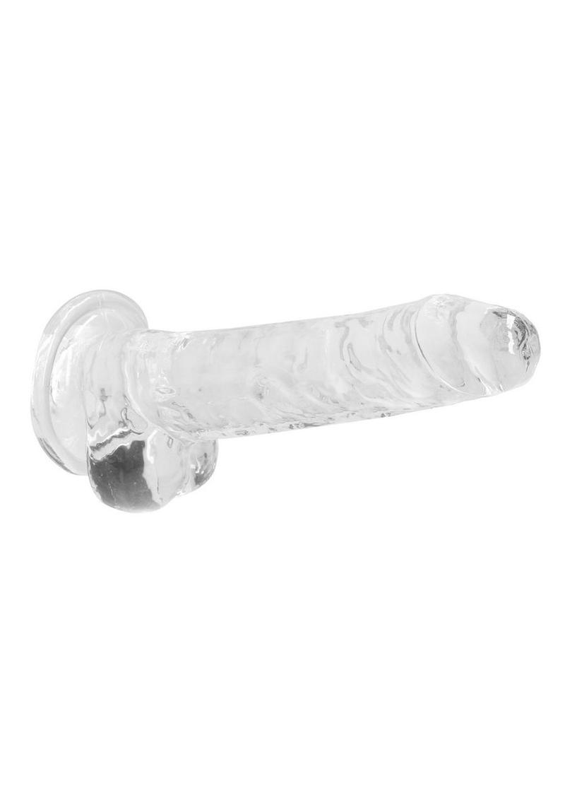Realrock Crystal Clear Dildo with Balls