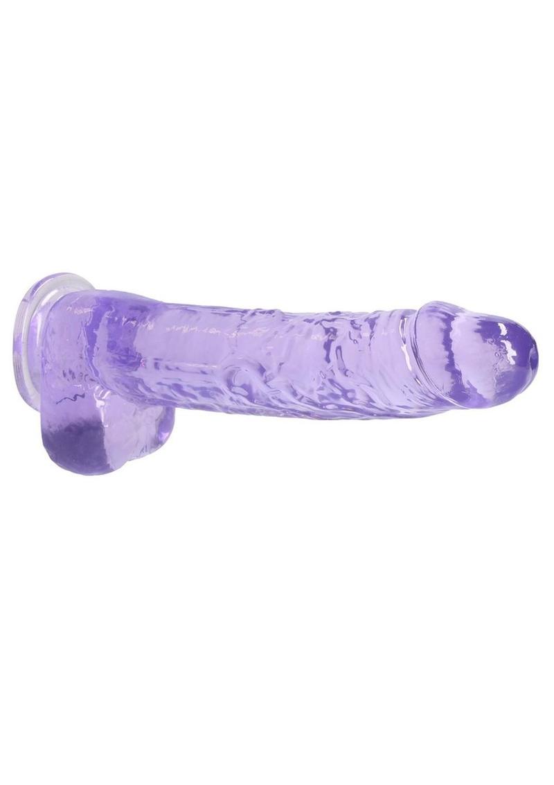 Realrock Crystal Clear Dildo with Balls