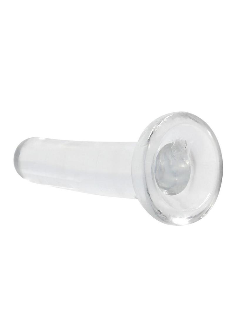 Realrock Crystal Clear Non Realistic Dildo with Suction Cup
