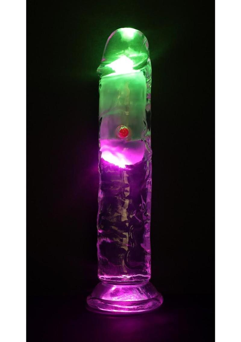 Realrock Vibrating Led Wireless Rechargeable Remote Control Straight Cock