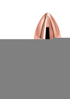 Rear Assets Rose Gold Heart Anal Plug - Clear/Rose Gold - Small