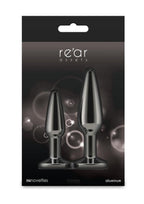 Rear Assets Tapered Trainer Chrome Plated Anal Plugs Kit