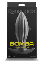 Renegade Bomba Silicone Anal Plug - Black - Medium