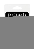 Renegade Piper Silicone Ball Strecher Cock Ring - Black