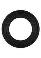 Rock Solid Tri-Pack Rubber Gasket Cock Ring - Black