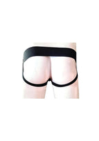 Rouge Leather Zip Jocks