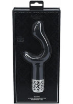 Royal Gems Majestic Rechargeable Silicone Vibrator - Black