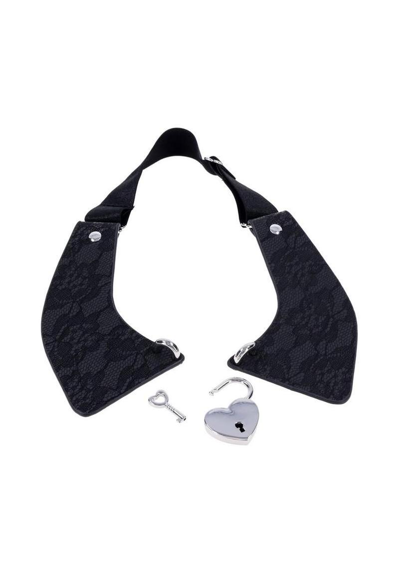 Sex and Mischief Heartbound Lace Day Collar