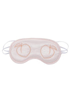 Sex and Mischief Peaches N Creame Blindfold - Ivory/Orange