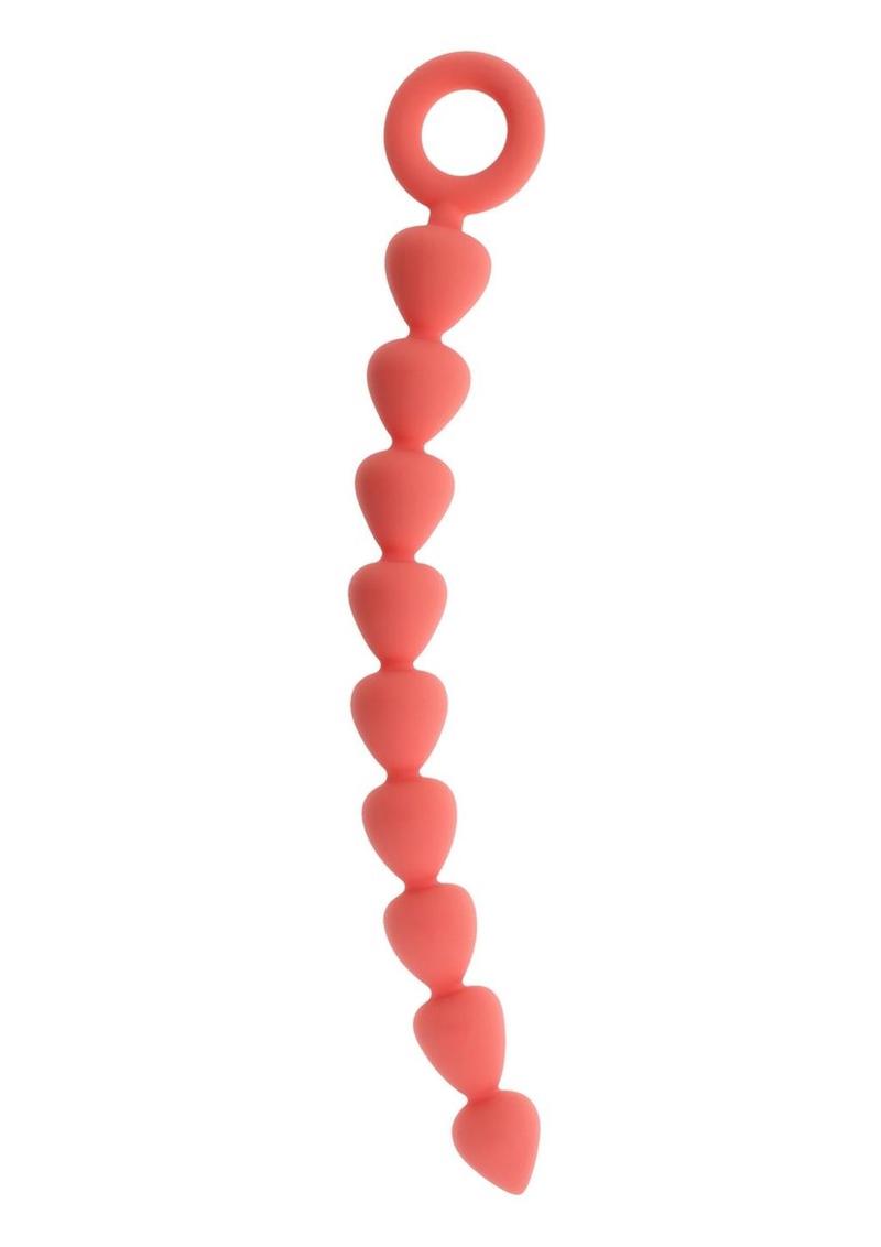 Sex and Mischief Peaches N Creame Silicone Anal Beads