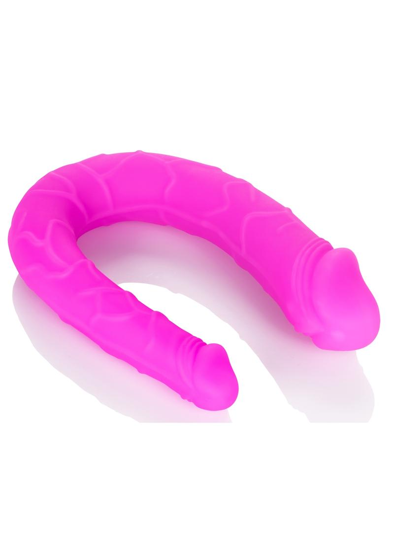 Silicone Double Dong AC/DC Dong Dual Penetration Non Vibrating Silicone Double Dong - True Pleasures