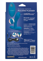 Silicone Remote Pulsing Pleaser Rechargeable Vibrator with Remote Control - True Pleasures