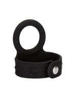 Silicone Tri-Snap Scrotum Support Cock Ring - True Pleasures