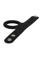 Silicone Tri-Snap Scrotum Support Cock Ring - True Pleasures
