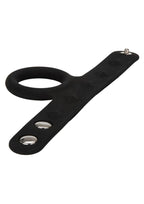 Silicone Tri-Snap Scrotum Support Cock Ring - True Pleasures