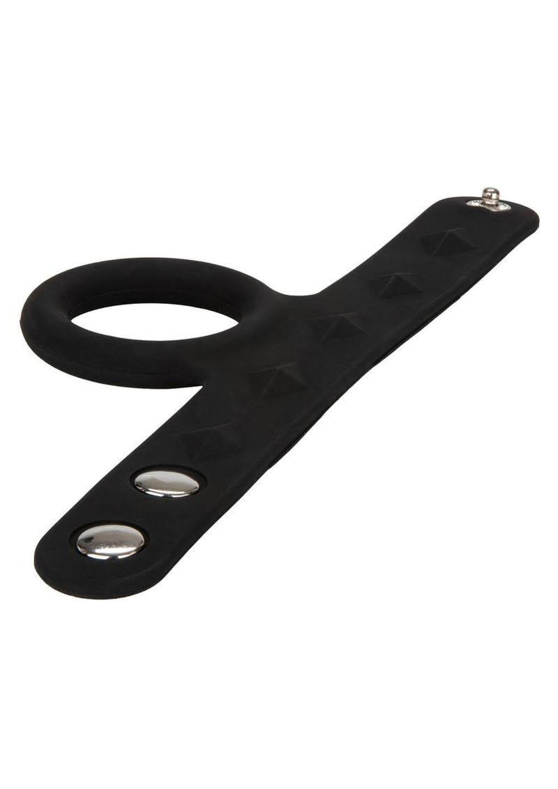Silicone Tri-Snap Scrotum Support Cock Ring - True Pleasures
