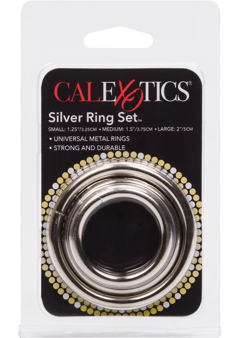 Silver Cock Rings - True Pleasures