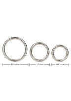 Silver Cock Rings - True Pleasures