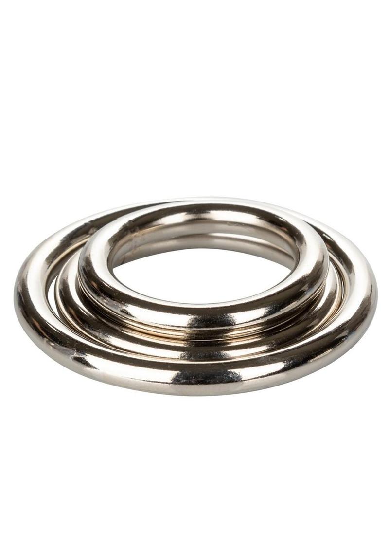 Silver Cock Rings - True Pleasures
