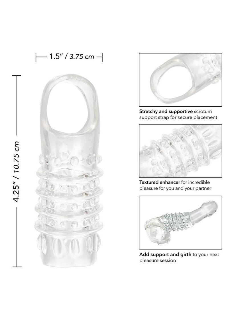 Stimulation Enhancer Textured Penis Sleeve - True Pleasures