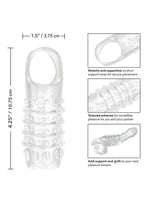 Stimulation Enhancer Textured Penis Sleeve - True Pleasures